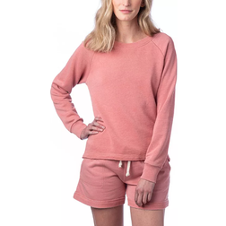 Alternative Women's Lazy Day Pullover Sweatshirt - Rose Bloom