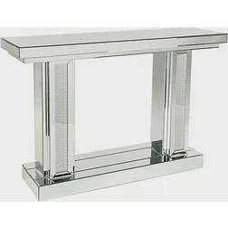 Ridge Road Décor Mirrored Console Table 14x48"