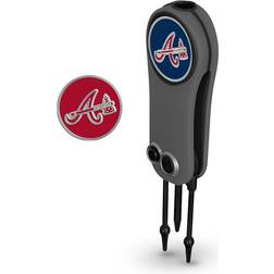 Team Effort Atlanta Braves Switchblade Repair Tool & Two Ball Markers