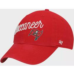 '47 Red Tampa Bay Buccaneers Millie Clean Up Adjustable Cap Women