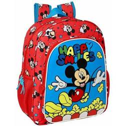 Safta School Bag Mickey Mouse Happy Smiles (32 x 38 x 12 cm)