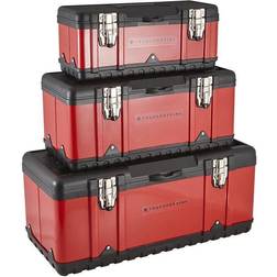 Trueshopping 3-in-1 Steel Toolbox Set 3-in-1 Steel Toolbox Set