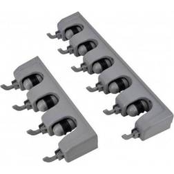 AWTools Tool Holder Wall Mount ABS/3 Slots/4 Hooks