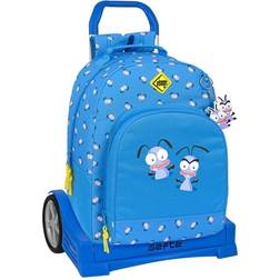 School Rucksack with Wheels El Hormiguero Blue (32 x 42 x 15 cm)