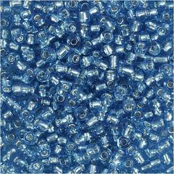 Creativ Company Seed Beads 3 mm Klar Turkos 25 gram