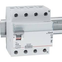 Legrand Fejlstrømsafbryder TX3 HPFI 40A 30mA, 4P, 4M, 10kA, type A