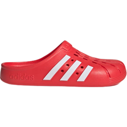 Adidas Adilette Clogs - Vivid Red/Cloud White/Vivid Red