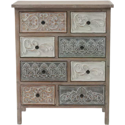 LuxenHome Rustic Chest of Drawer 25.8x32.2"