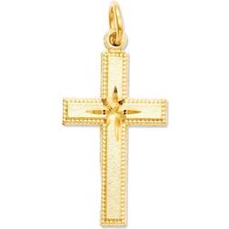 Macy's Cross Charm - Gold