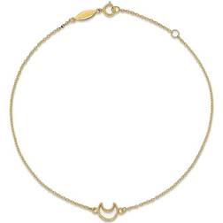 Macy's Moon Anklet - Gold