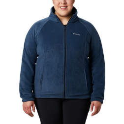 Columbia Women’s Benton Springs Full Zip Plus Size - Columbia Navy