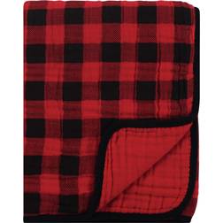 Hudson Four Layer Muslin Tranquility Blanket Buffalo Plaid