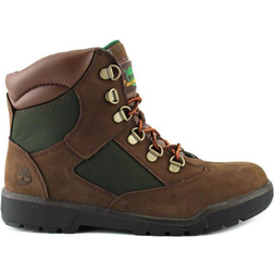 Timberland Kid's 6" Field Boots - Dark Brown/Green