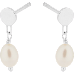 Pernille Corydon Ocean Dream Earsticks - Silver/Pearl