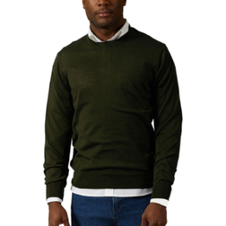 Appearance Merino Pullover - Olive Green