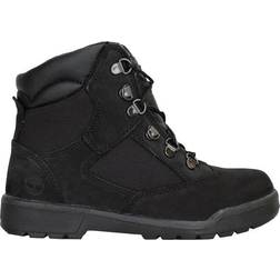 Timberland Kid's 6" Field Boots - Black Nubuck