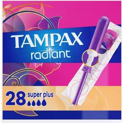 Tampax Radiant Tampons Super Plus 28-pack