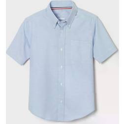 French Toast Short Sleeve Oxford Shirt - Blue