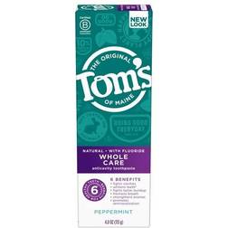 Tom's of Maine Oral Care Whole Care Toothpaste Peppermint 113g