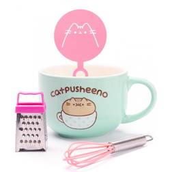 Pusheen Catpusheeno og stencil sæt Turquoise/Pink One Size Kopp