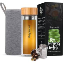 WeightWorld Tea Infuser Botella de agua 0.5L