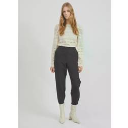 Pieces Highskin Flared Pant - Black