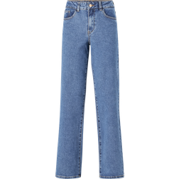 Object Medium High Waist Wide Fit Jeans