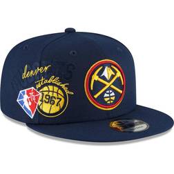 New Era Denver Nuggets Back Half 9Fifty Snapback Adjustable Cap - Navy