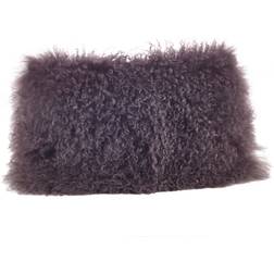Saro Lifestyle Mongolian Lamb Complete Decoration Pillows Gray (50.8x30.48cm)