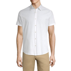 Theory Sylvain Short Sleeve Shirt - White