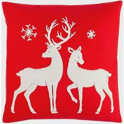 Safavieh Mitzi Complete Decoration Pillows White, Red (45.72x45.72cm)