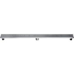 ALFI brand 59" Linear Shower Drain with Groove Lines