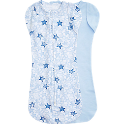 Aden + Anais Essentials Newborn Easy Swaddle Snug 2-pack Twinkling Stars Blue