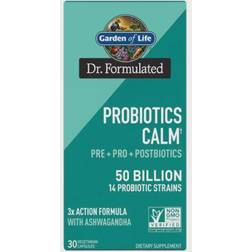 Garden of Life Dr. Formulated Probiotics Calm Pre + Pro + Postbiotics 30