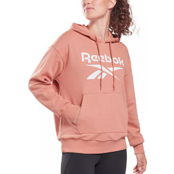 Reebok Women Identity Logo French Terry Hoodie - Canyon Coral