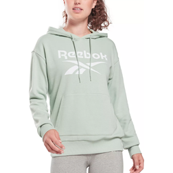 Reebok Women Identity Logo French Terry Hoodie - Light Sage