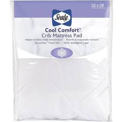 Sealy Cool Comfort Fitted Crib Mattress Pad 28x52"