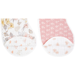 Aden + Anais Organic Cotton Burpy Bibs 2-pack Earthly