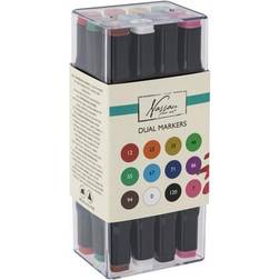 Nassau Fine Art Dual Tip Marker 12 Set