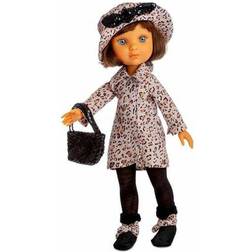 Berjuan "Bebisdocka Eva Morena Leopard Raincoat 35 cm"