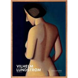 Vilhelm Hammershoi Steende model Plakat 40x40cm