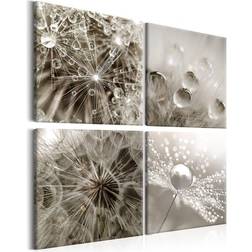 Arkiio Grey Dandelion 80x80 Tavla