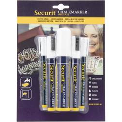 Securit kalkmarker 1-5 mm spids 5 penne