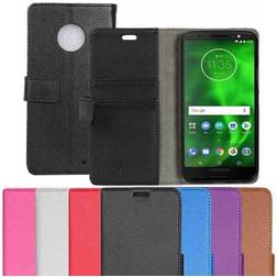 CaseOnline Wallet 2-kort til Motorola Moto G6 Plus (XT1926) lilla