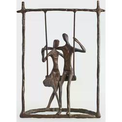 Danya B Couple on a Swing Cast Bronze Decorative Item