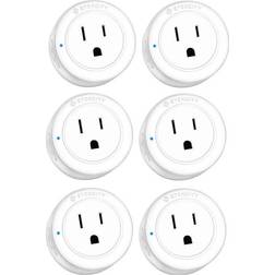 Etekcity Voltson Mini Smart WiFi Outlet Plug 6pcs