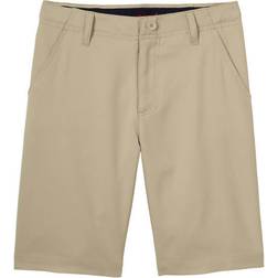 French Toast Flat Front Stretch Performance Short - Khaki