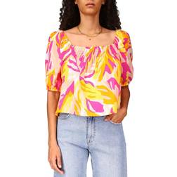 Sanctuary Women's Real Love Printed Blouse - Pink