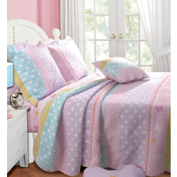 Greenland Home Fashions Polka Dot Quilts Multicolor (223.52x172.72)