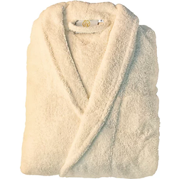 Superior Cotton Terry Adult Unisex Bathrobe - Ivory